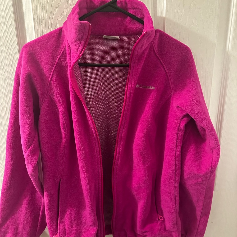 Columbia Pink Fleece Jacket